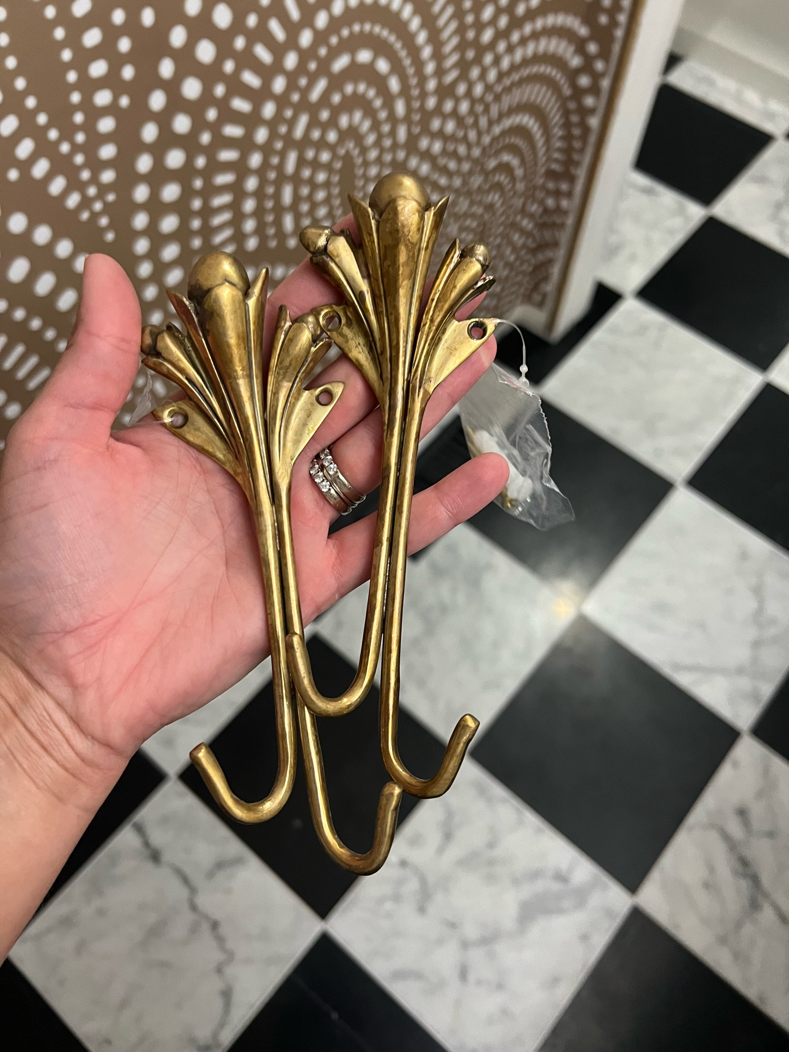 Gold hooks. Towels hooks. Bathroom decor  

#LTKfindsunder50 #LTKhome #LTKbeauty