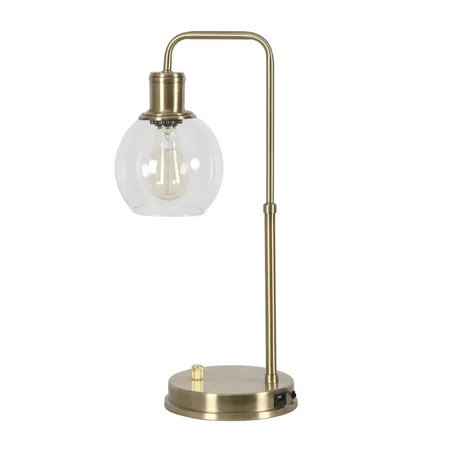 Better Homes & Gardens Gold Lamp with USB | Walmart (US)