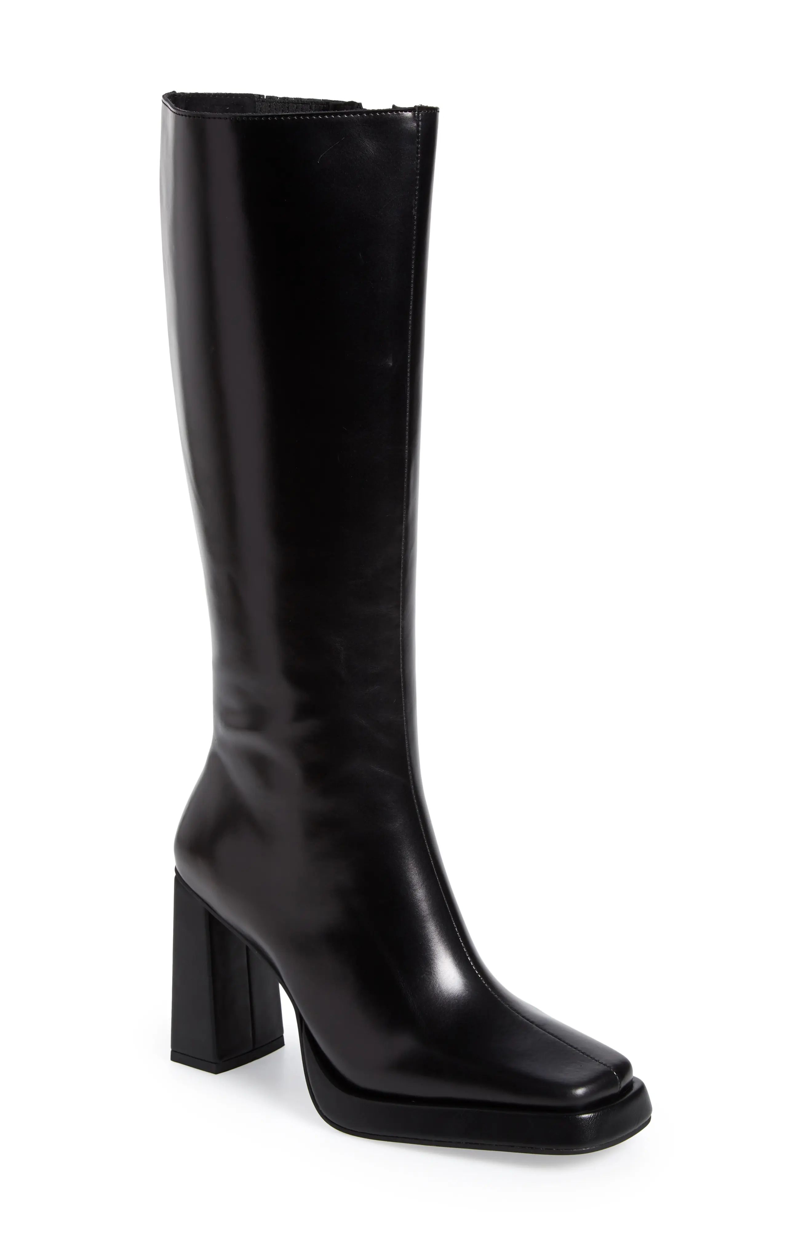 Jeffrey Campbell Maximal Knee High Boot in Black at Nordstrom, Size 7 | Nordstrom