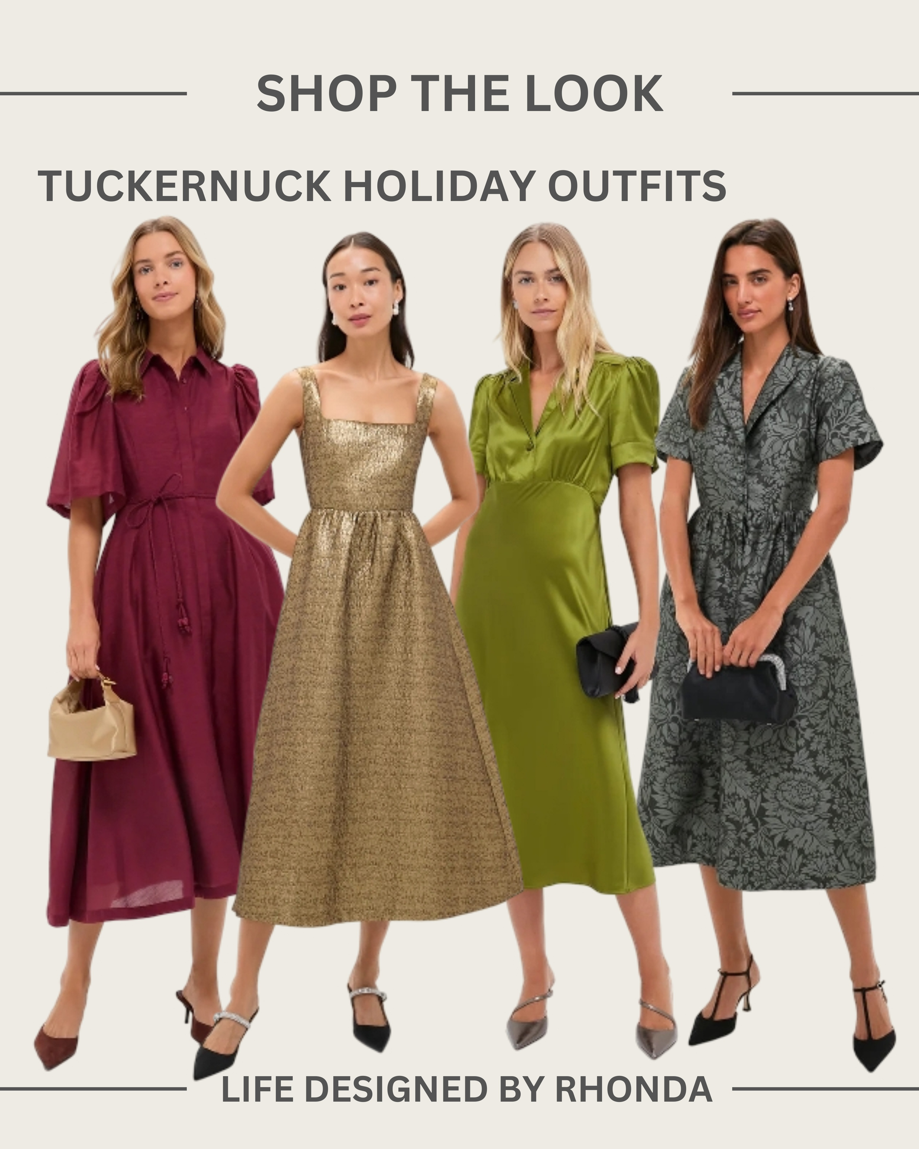 The perfect dress for every party! My Tuckernuck Holiday Dress roundup is LIVE with the most festive, chic, and timeless styles for all your events. Sparkle, velvet, and classic silhouettes await! Tap to shop your dream holiday look! #Tuckernuck #HolidayDresses #PartyDress #FestiveFashion #HolidayStyle #ShopTheLook #WinterFashion #LTKHoliday 

 #LTKHoliday #LTKootd #LTKSaleAlert