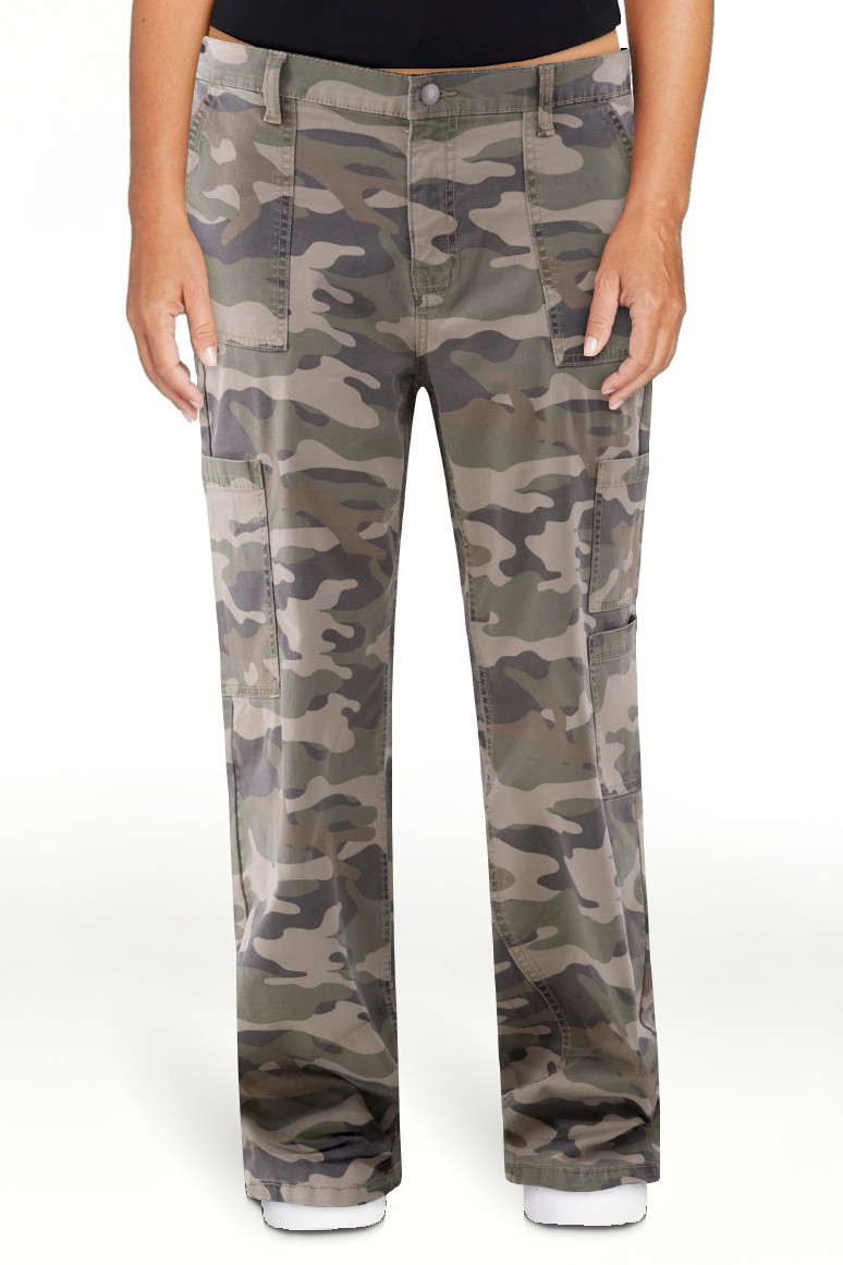 No Boundaries Wide Leg Cargo Pants, 31.5'' Inseam, Women's | Walmart (US)
