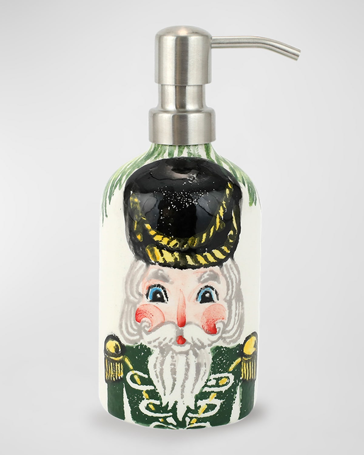 Christmas Nutcracker Soap Dispenser | Horchow