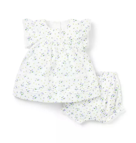 The Floral Pintuck Matching Baby Set | Janie and Jack