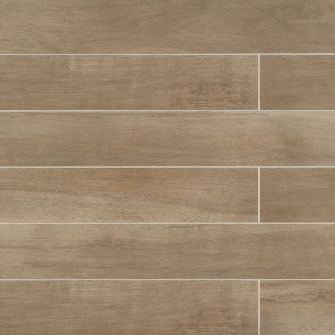 Antique 8" x 48" Wood Look Matte Porcelain Tile in Clay | Bedrosians Tile & Stone