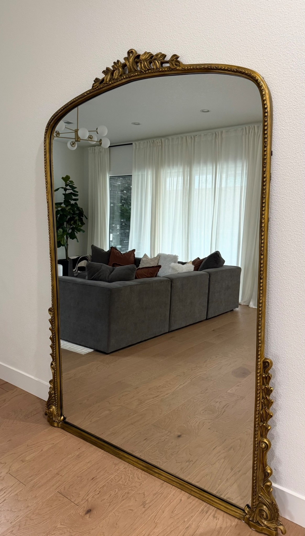 Anthropologie Mirror #goldenantiquemirror #fulllengthmirror #floormirror #anthromirror #homedecorfinds 

#LTKHome