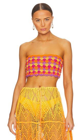 x REVOLVE Sunset Crop Top in Orange | Revolve Clothing (Global)