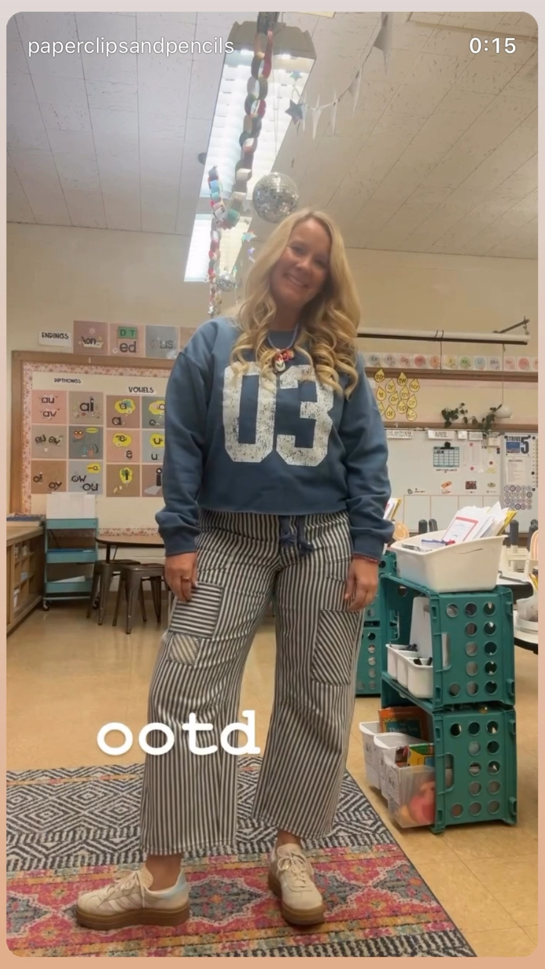 Teacher OOTD! The softest sweatshirt that’s on sale, and lightweight jeans! I cropped the sweatshirt to make it a boxier fit. 

#LTKdayinmylife #LTKgrwm #LTKootd