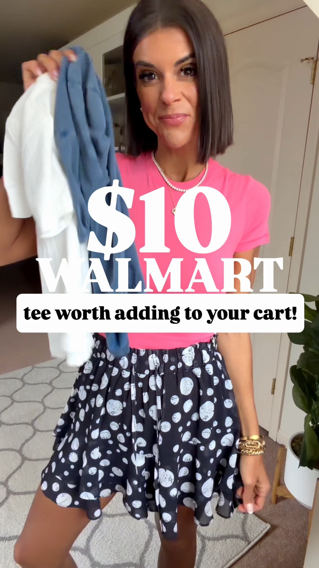 $10 Walmart tee restocked!!! I’m 5’5 and in size xs. Size small in everything else. Jeans tts

#LTKSaleAlert #LTKootd #LTKmomlife