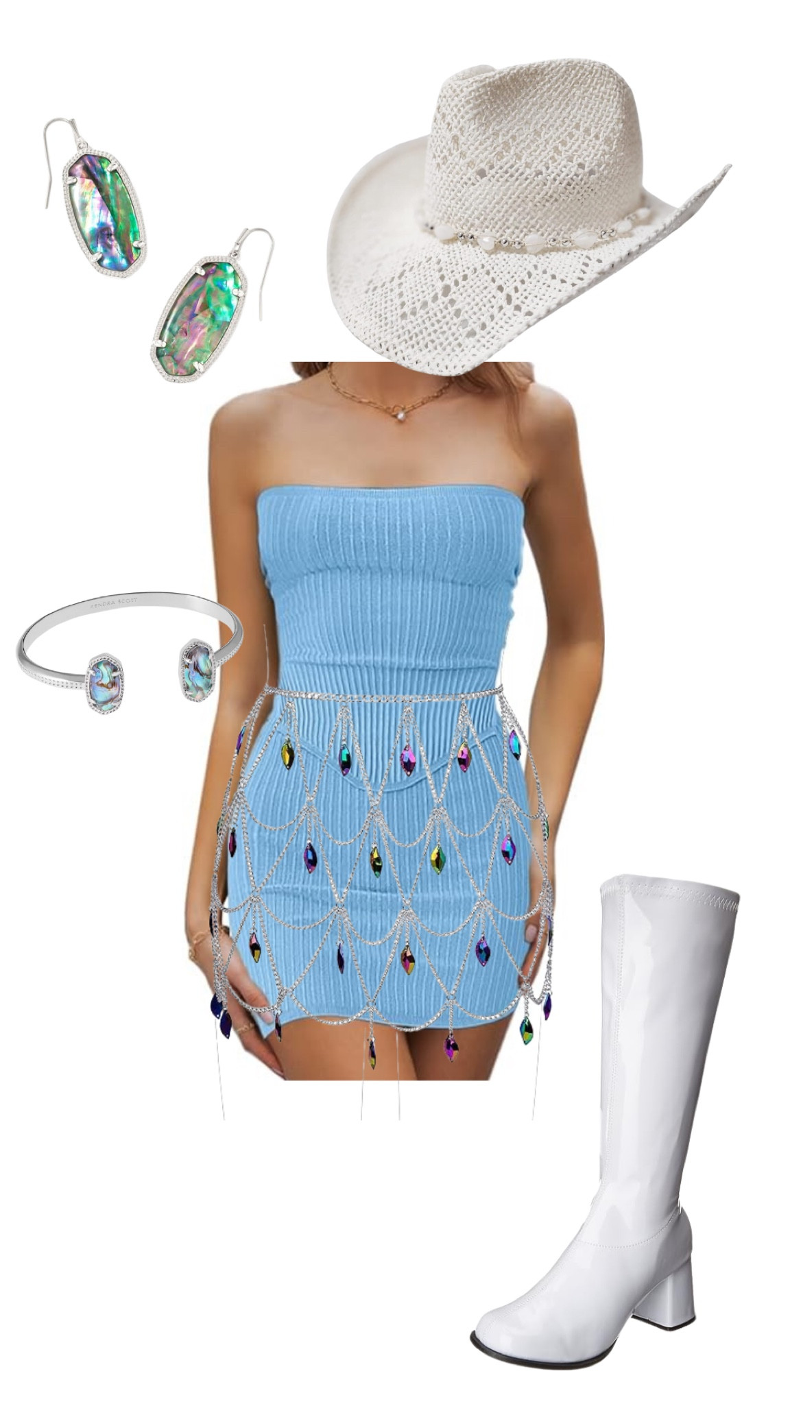 I love the jeweled skirt accessory to elevate your disco cowgirl 🕺🏻

#LTKFestival #LTKstyletip #LTKfindsunder50