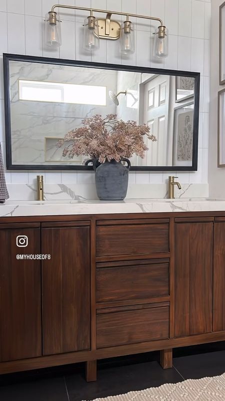 Bathroom sources and similar options. My vanity is from Willow & Bath Vanity but I’ve linked sinister sources. 

#LTKhome