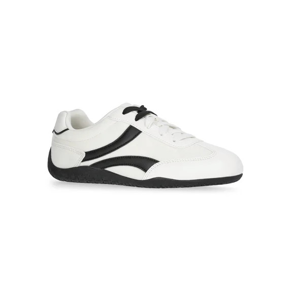 Weekend Academy Boys Slim Faux Suede Sneakers | Walmart (US)