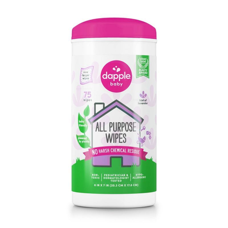 Dapple All Purpose Lavender Cleaning Wipes - 75ct | Target