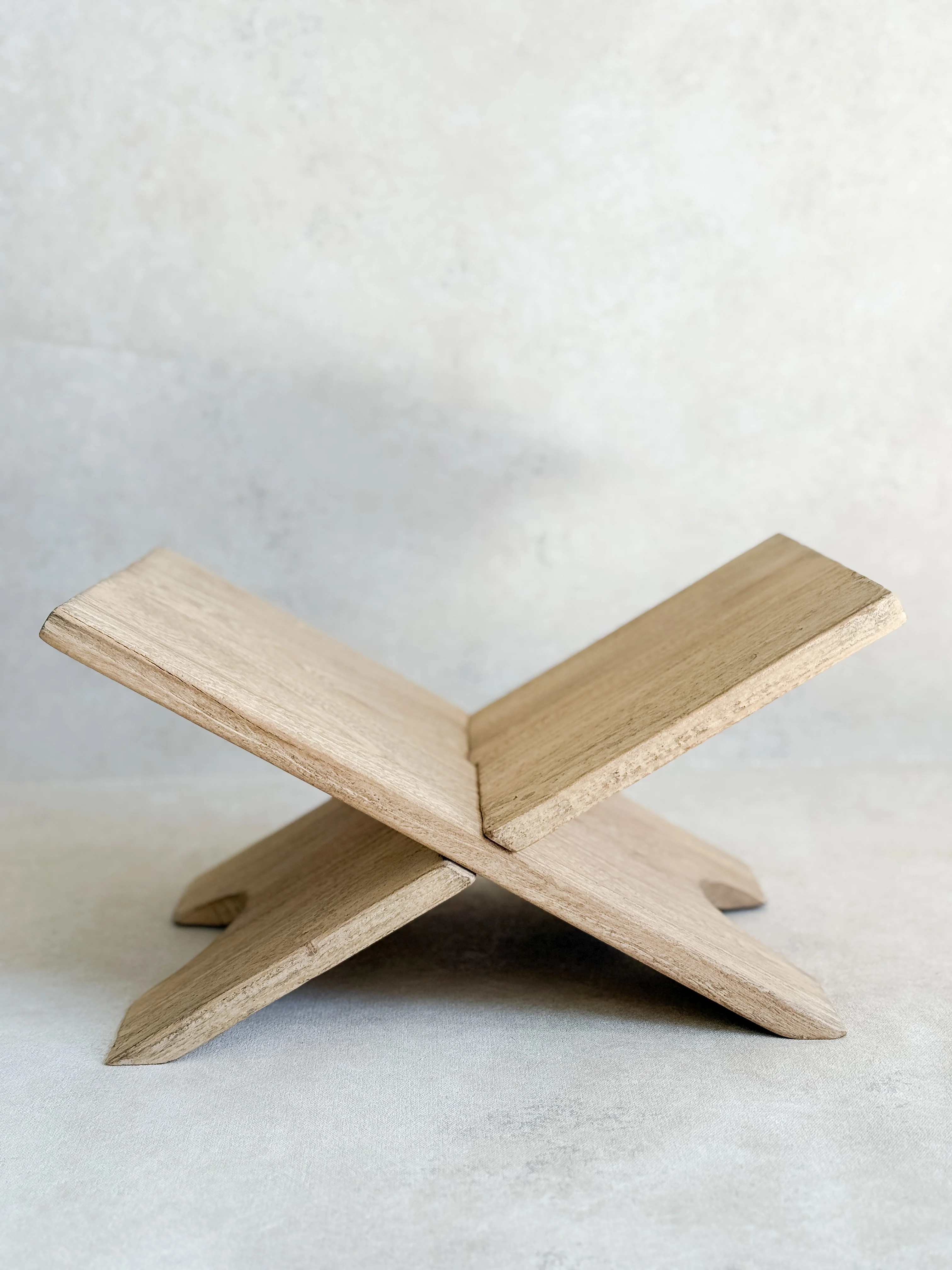 Wooden Book Stand | Cottage and Key