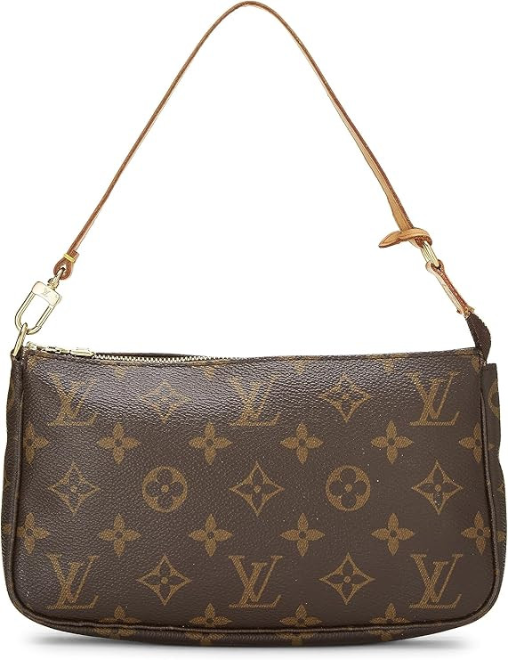 Amazon.com: Louis Vuitton, Pre-Loved Monogram Canvas Pochette Accessoires, Brown : Luxury Stores | Amazon (US)
