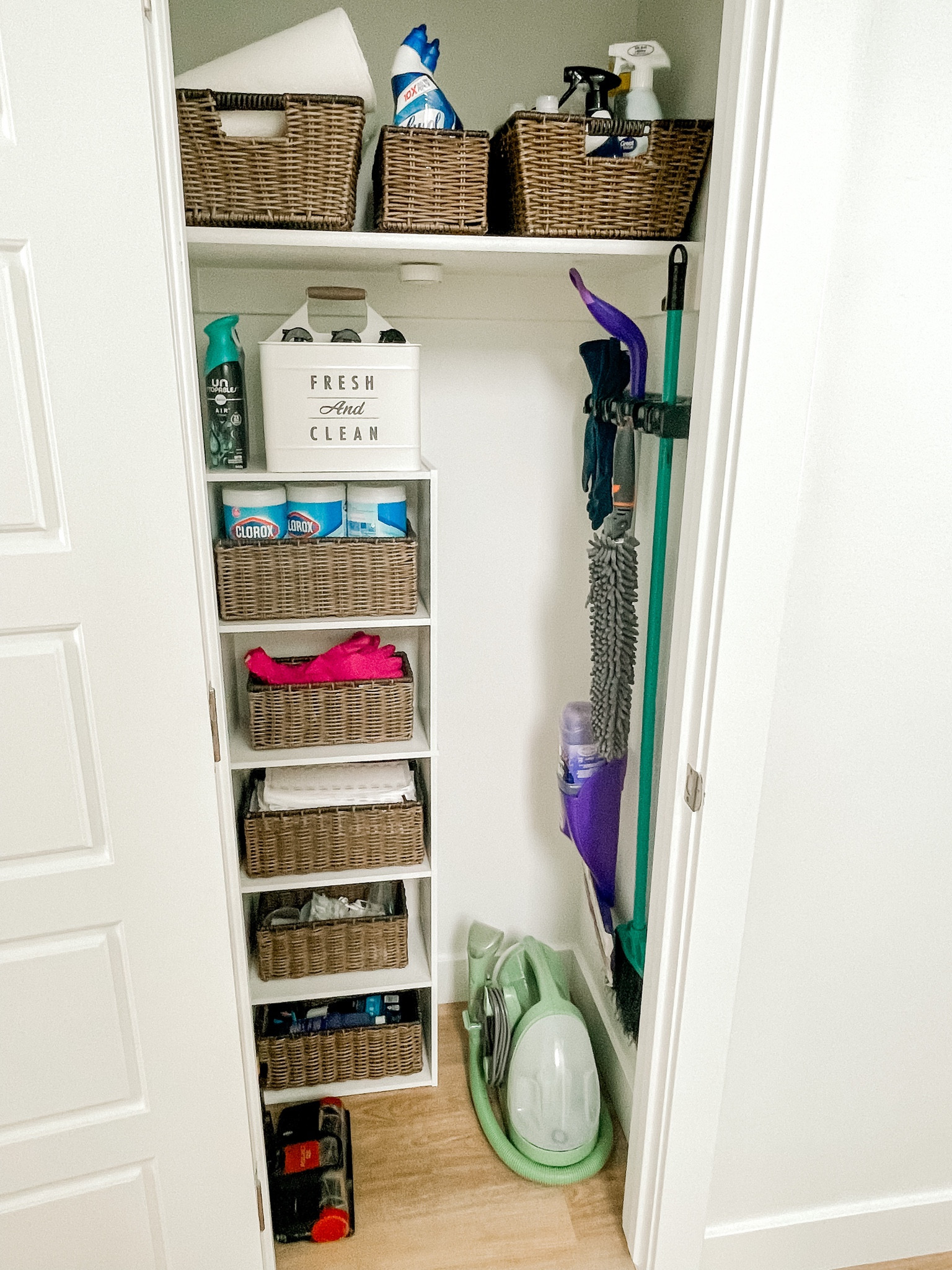 Organized cleaning closet! 

#LTKhome #LTKunder100 #LTKunder50