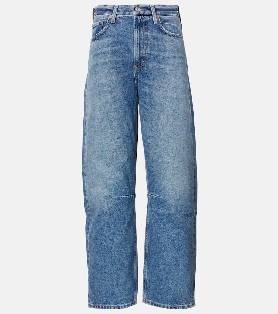 Citizens of Humanity Miro high-rise cropped barrel-leg jeans | Mytheresa (UK)