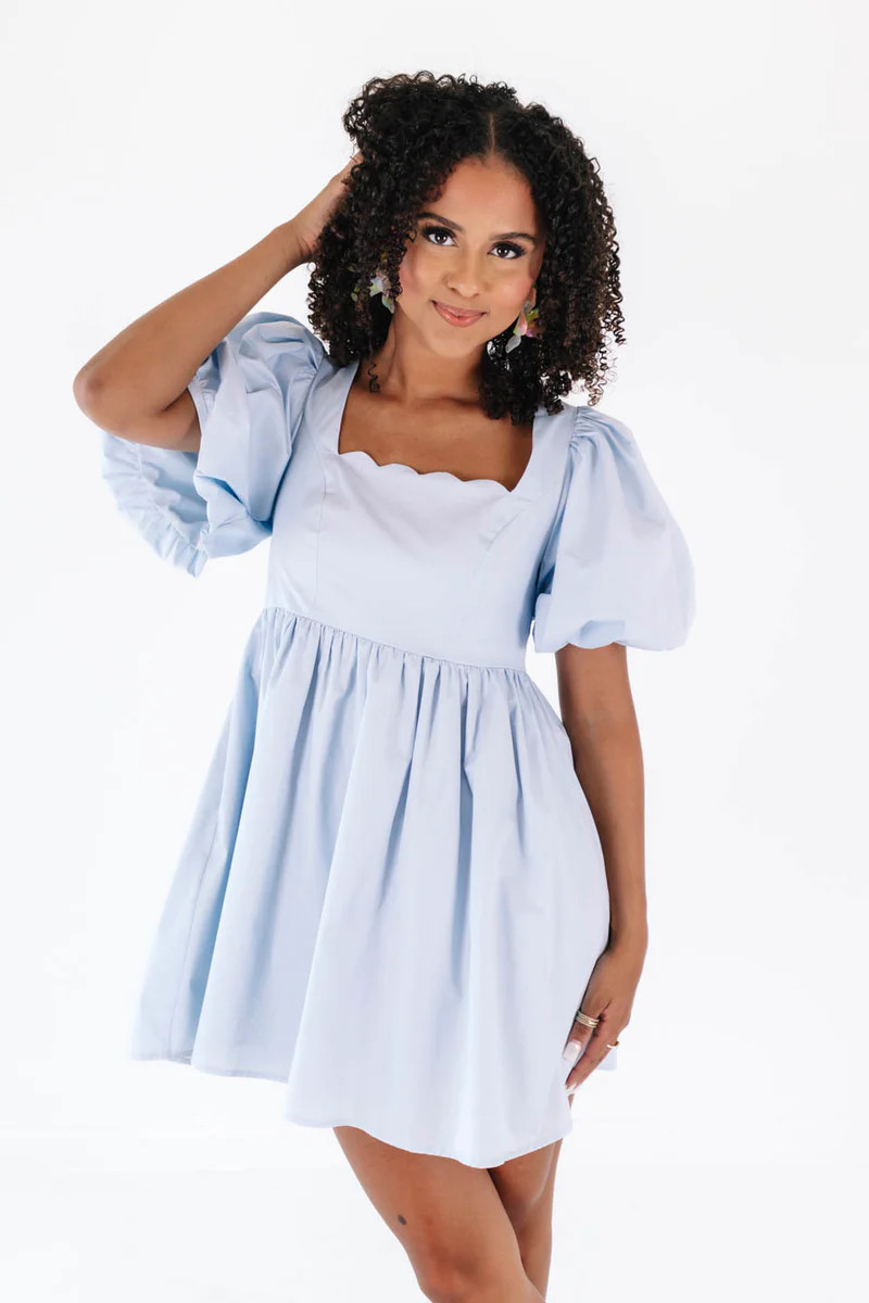 Angel Girl Dress - Blue | The Impeccable Pig