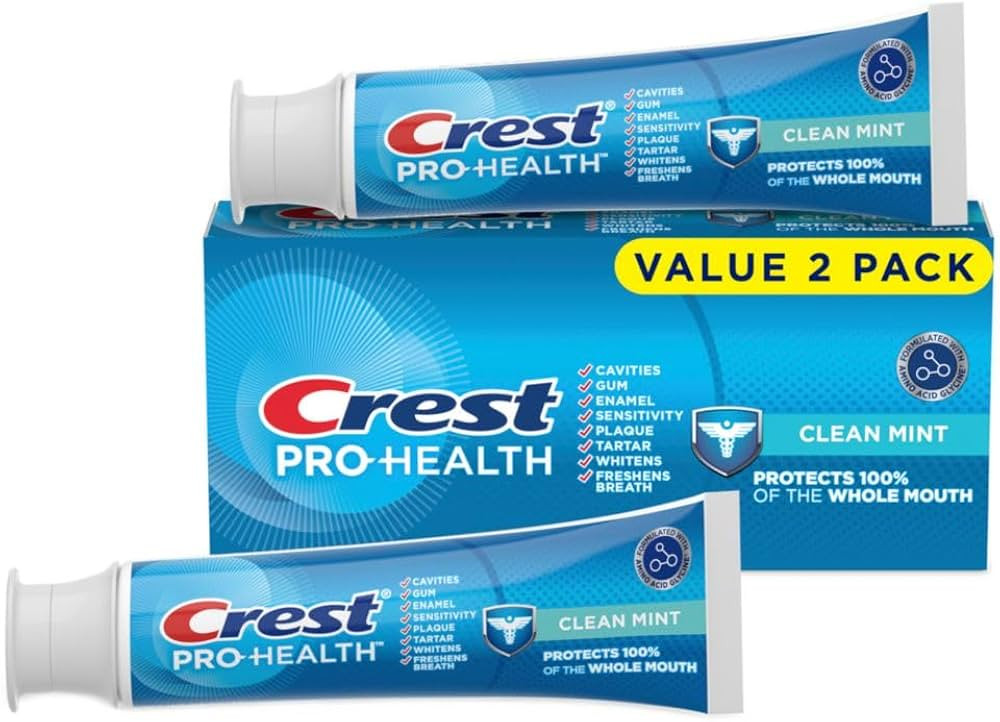 Crest Pro-Health Clean Mint Toothpaste (4.3oz) Twin Pack | Amazon (US)