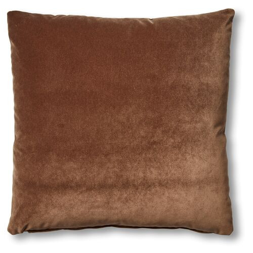 Hazel Pillow, Café Velvet | One Kings Lane