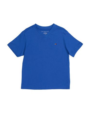 Little Boy V-neck Flag Tee | TJ Maxx