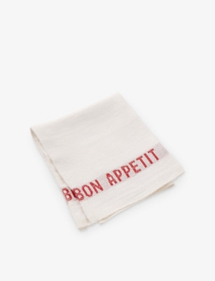 Bon Appetit Linen Napkin | Selfridges