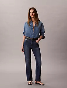 High Rise Straight Jeans | Calvin Klein | Calvin Klein (US)