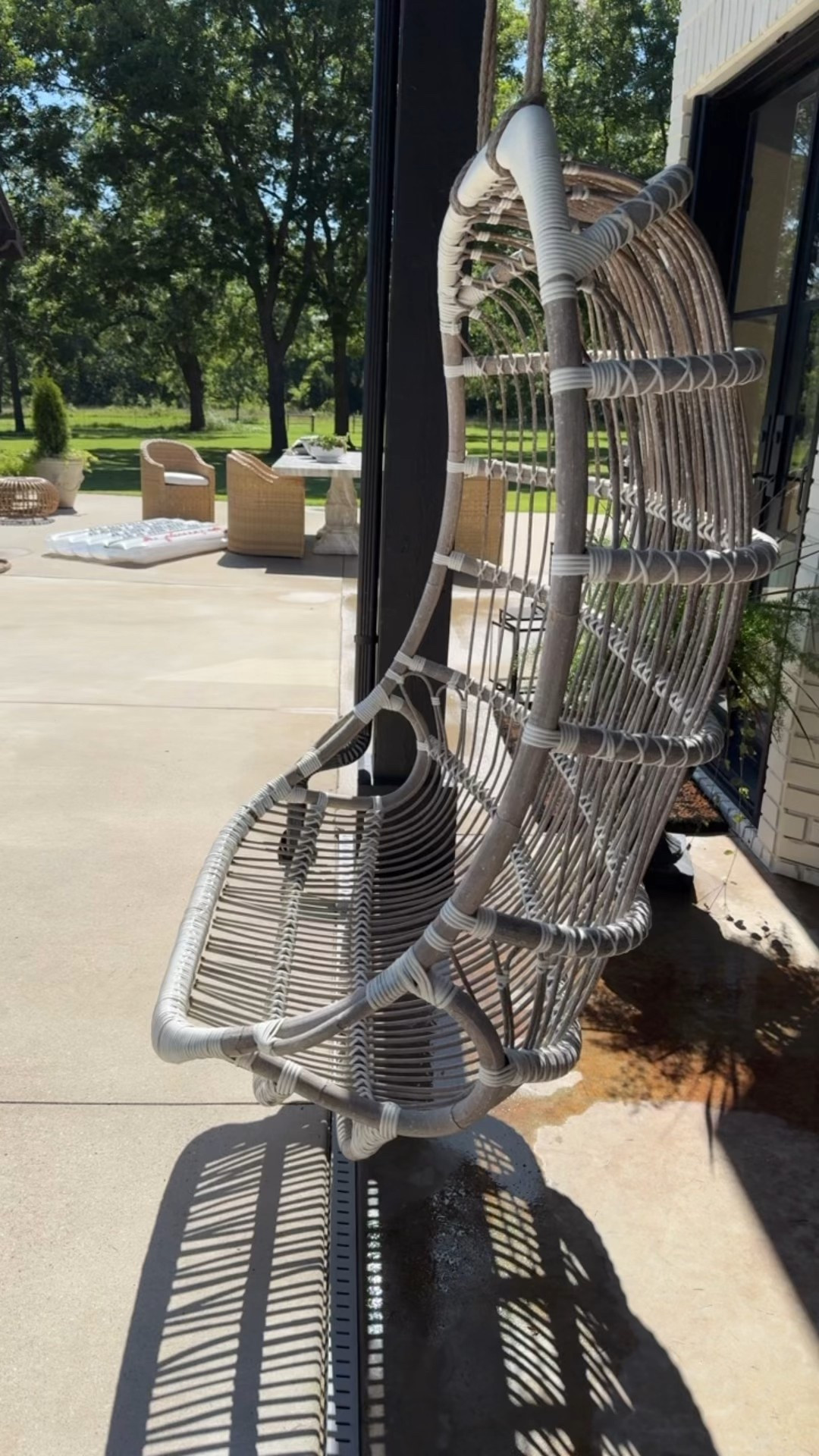 My outdoor chairs are @serenaandlily as well as my swing (this is the double). I purchased the single last year during sale, we just haven’t hung it yet! Hanging rattan chair 

#LTKHome #LTKSaleAlert #LTKSeasonal