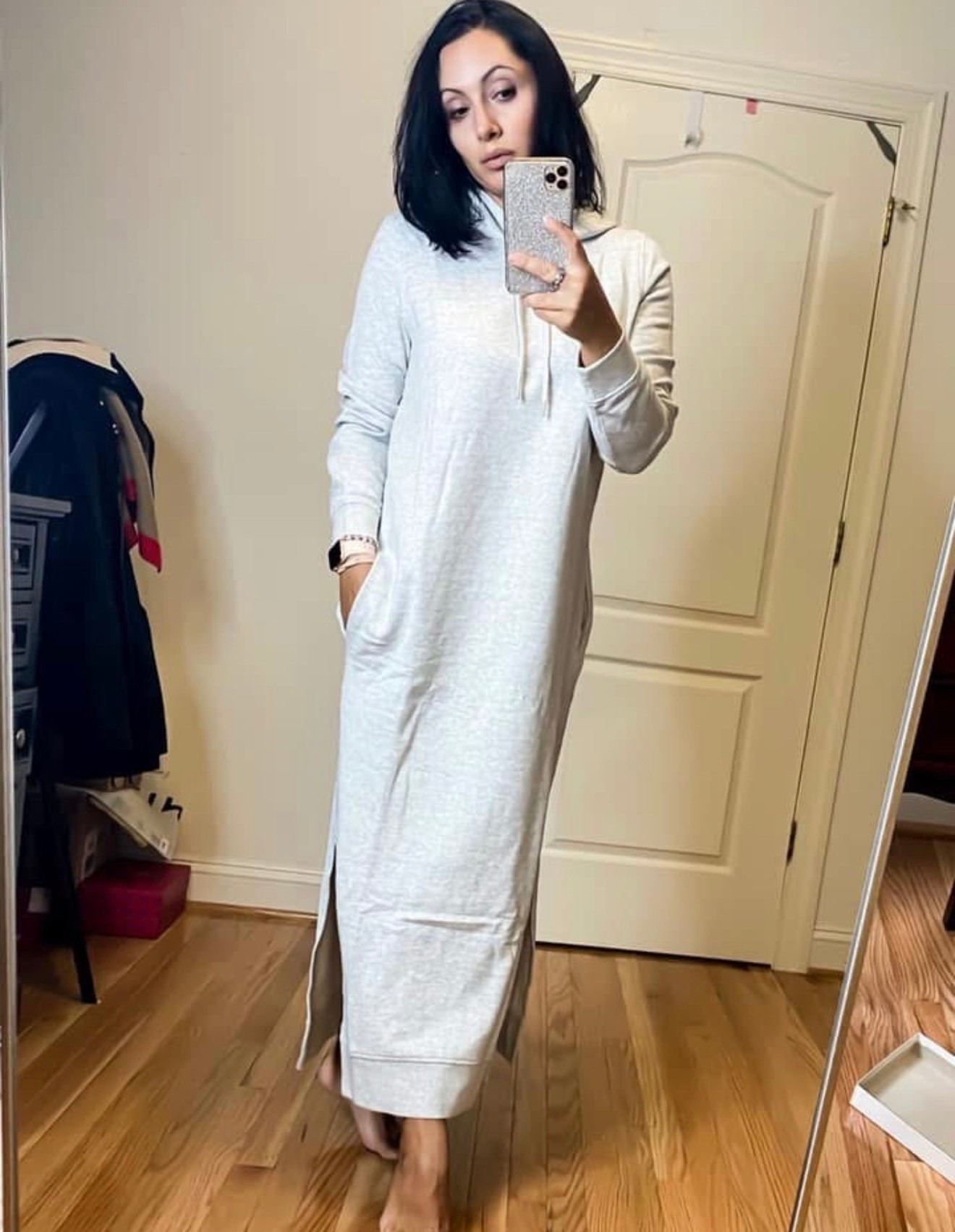 Who doesn’t love an amazing sweatshirt dress with pockets and a hood for those cold winter months? Just found a super stylish one for you that’s really similar to mine!

#LTKdayinmylife #LTKOver40