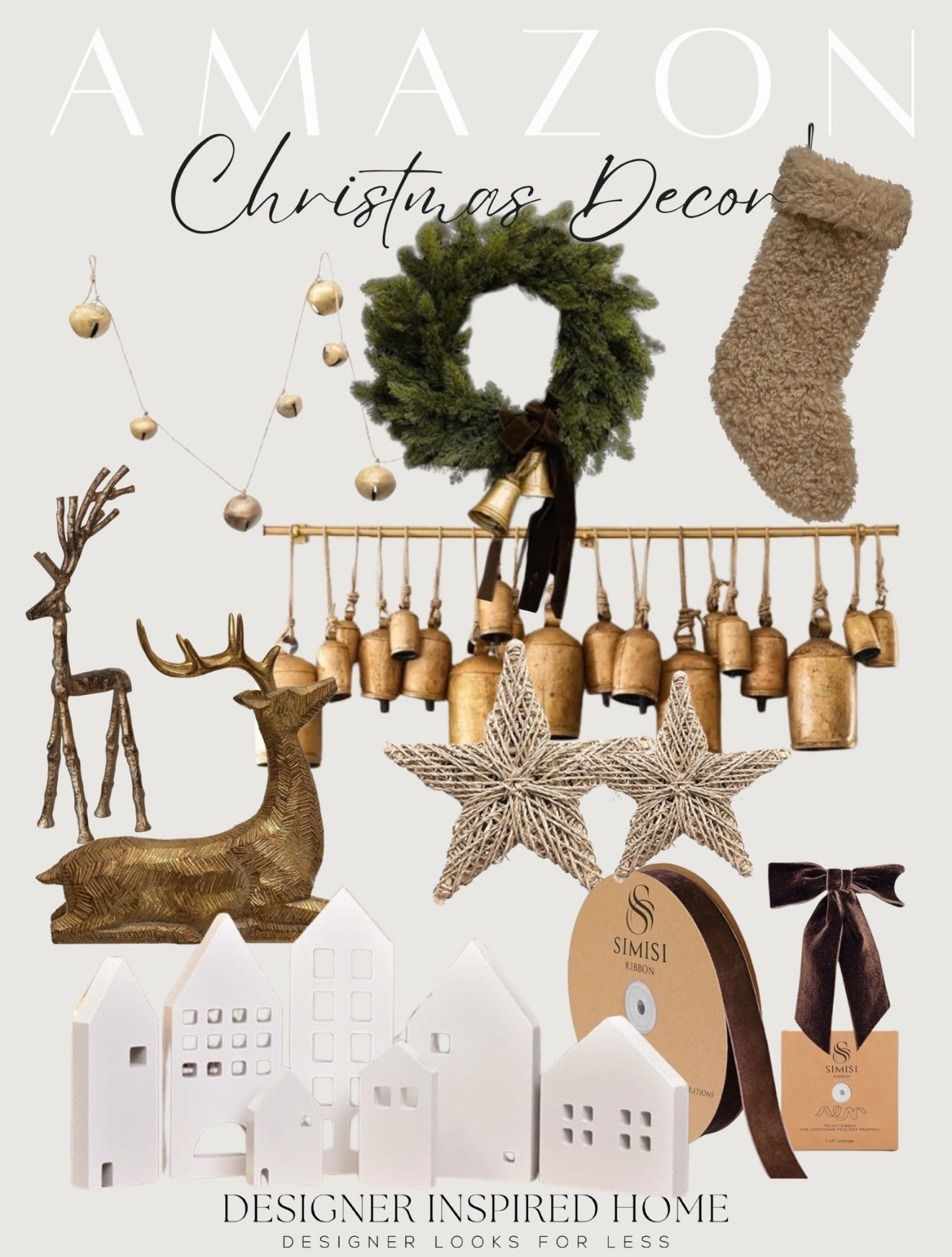 Amazon neutral Christmas decor 

#LTKHoliday #LTKSeasonal #LTKHome