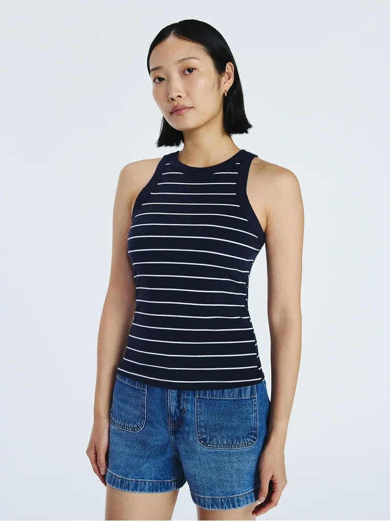 Free Assembly Women's Cutaway Tank Top, Sizes XS-XXL | Walmart (US)