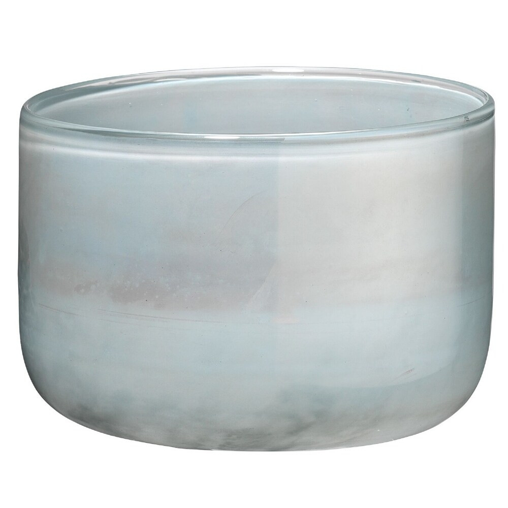 7" Metallic Opal Small Vapor Vase (White) | Bed Bath & Beyond