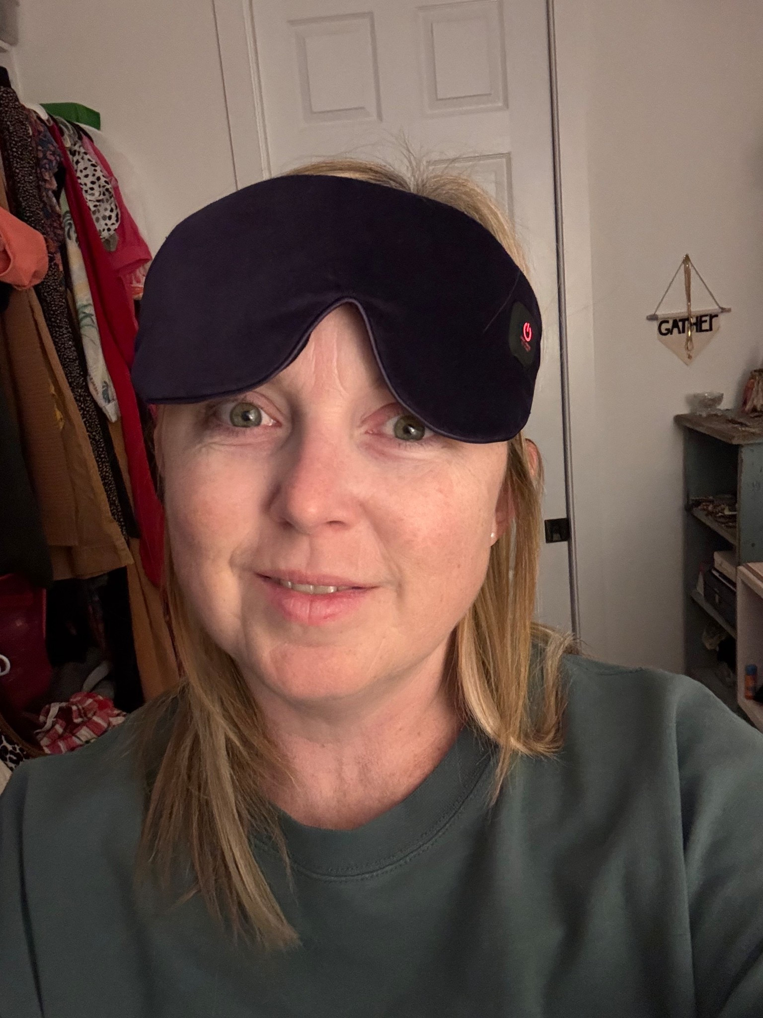 Allergy headache but need to pack? No problem! Just flip your heated eye mask up and go on about your business. Also tagging the disposable ones I keep on hand from before this gift arrived Christmas morning! 

#LTKOver40 #LTKActive #LTKSeasonal