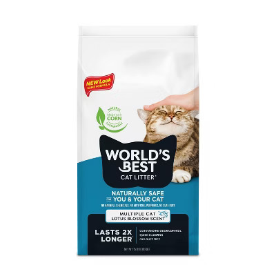World's Best Cat Litter Lotus Blossom Scented Formula - 15lbs | Target