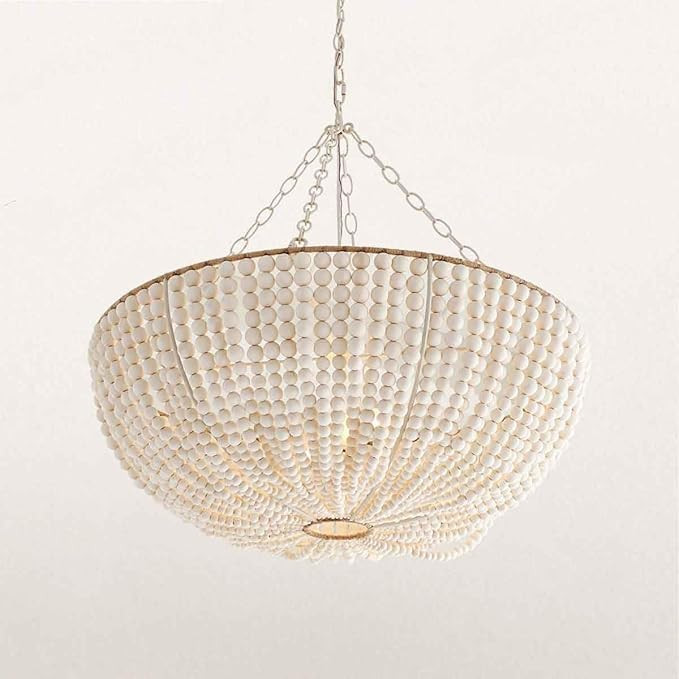 Wood Bead Chandelier,Bristol Wood Bead Chandelier 30" Dia x 12" h | Amazon (US)