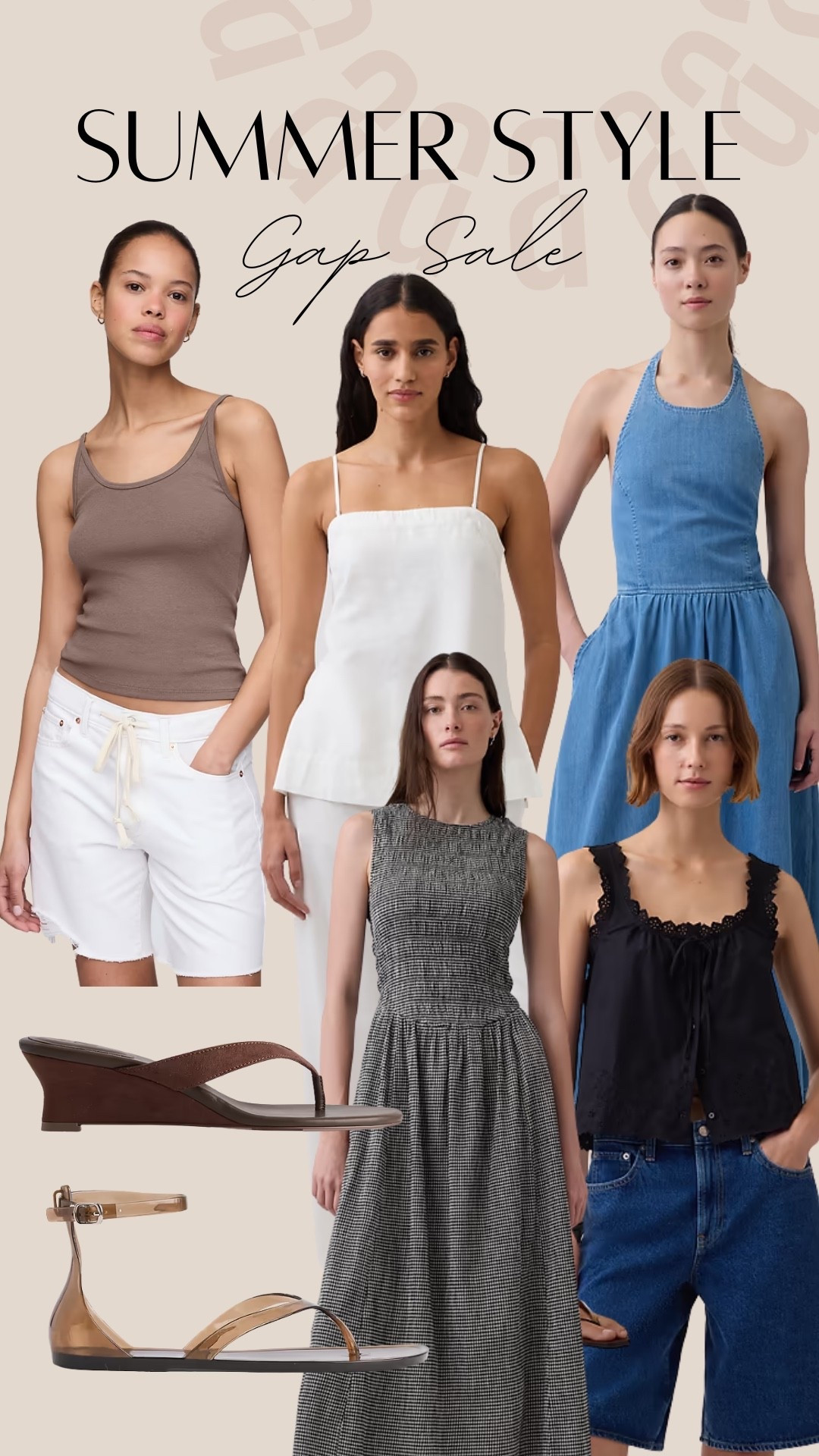 Summer style all at Gap! Affordable, chic, comfortable, and easy to style!

#LTKootd #LTKSeasonal #LTKOver40