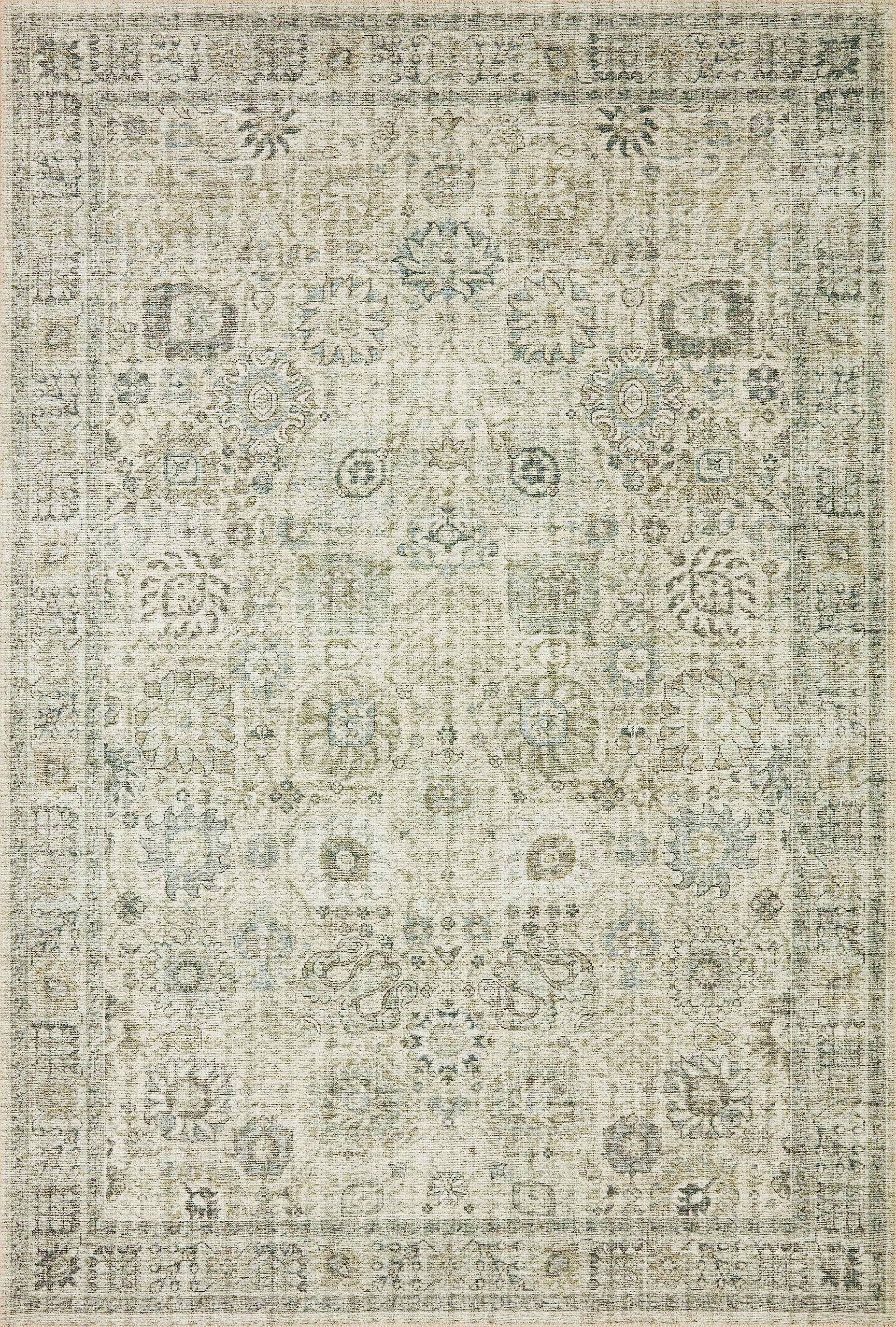 Loloi II Skye Collection SKY-14 Natural/Sage 7'-6" x 9'-6" Area Rug | Amazon (US)
