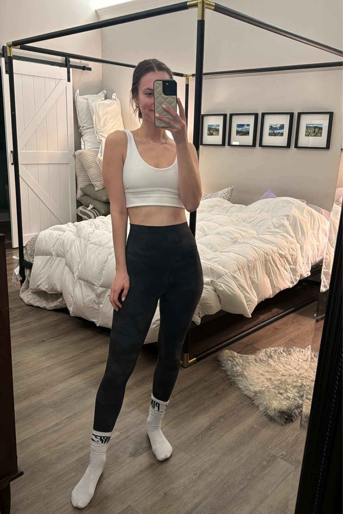 One of my favorite workout outfit all by lululemon and revolve! Comfortable and perfect for low impact or a strength day. 

#LTKfindsunder50 #LTKstyletip #LTKfitness