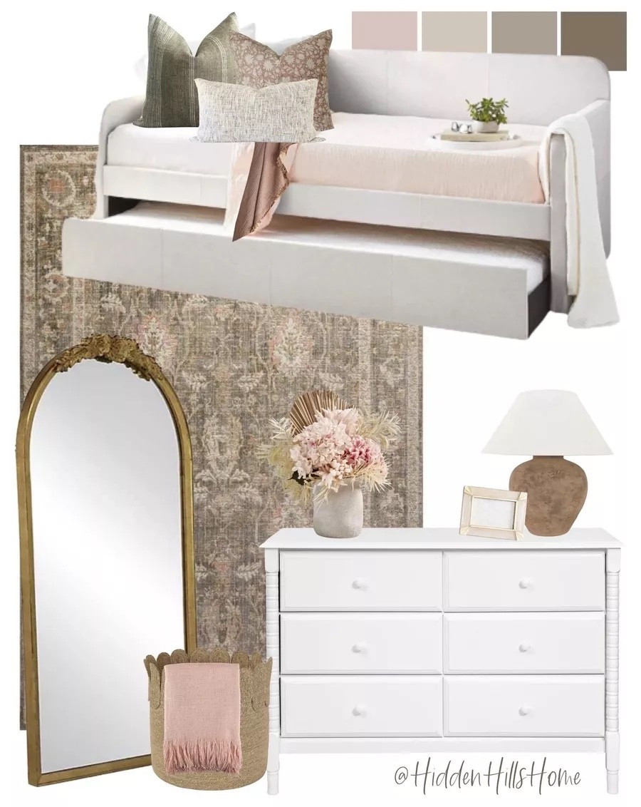 girls bedroom, day bed, trundle bed, little girls bedroom design ideas, girls room mood board, girls room inspiration #girlsbedroom

#LTKKids #LTKHome #LTKSaleAlert