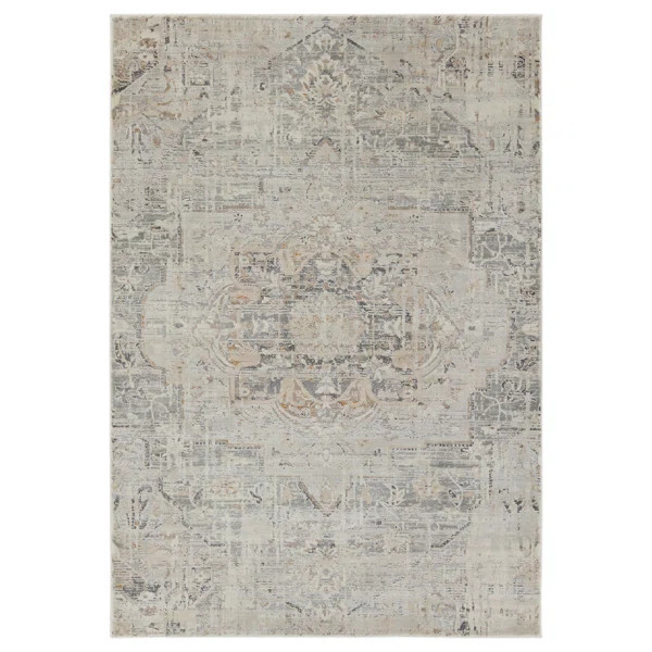 Toilon Performance Gray/Beige Rug | Wayfair North America