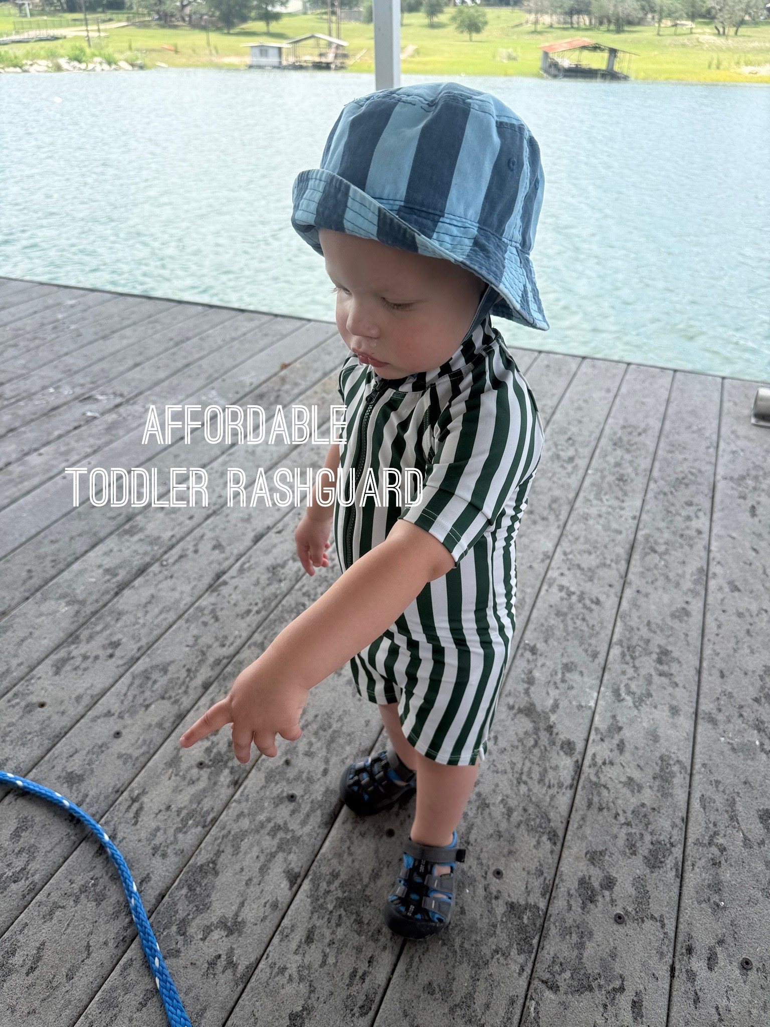 Obsessed with this suit! Comes in lots of colors, 2 piece, and girls too! Size up! Henry is in 2-3T here!

#LTKBaby #LTKKids #LTKSwim