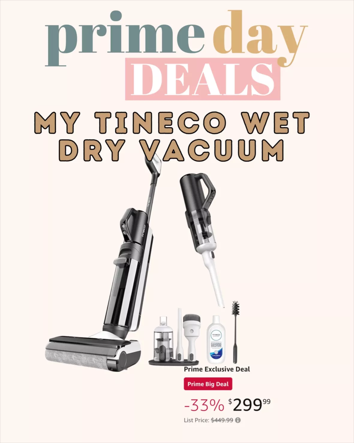 Tineco Smart Wet Dry Vacuum Cleaners, Floor Cleaner Mop 2-in-1 Cordless  Vacuum for Multi-Surface, Lightweight and Handheld, Floor ONE S5 Combo