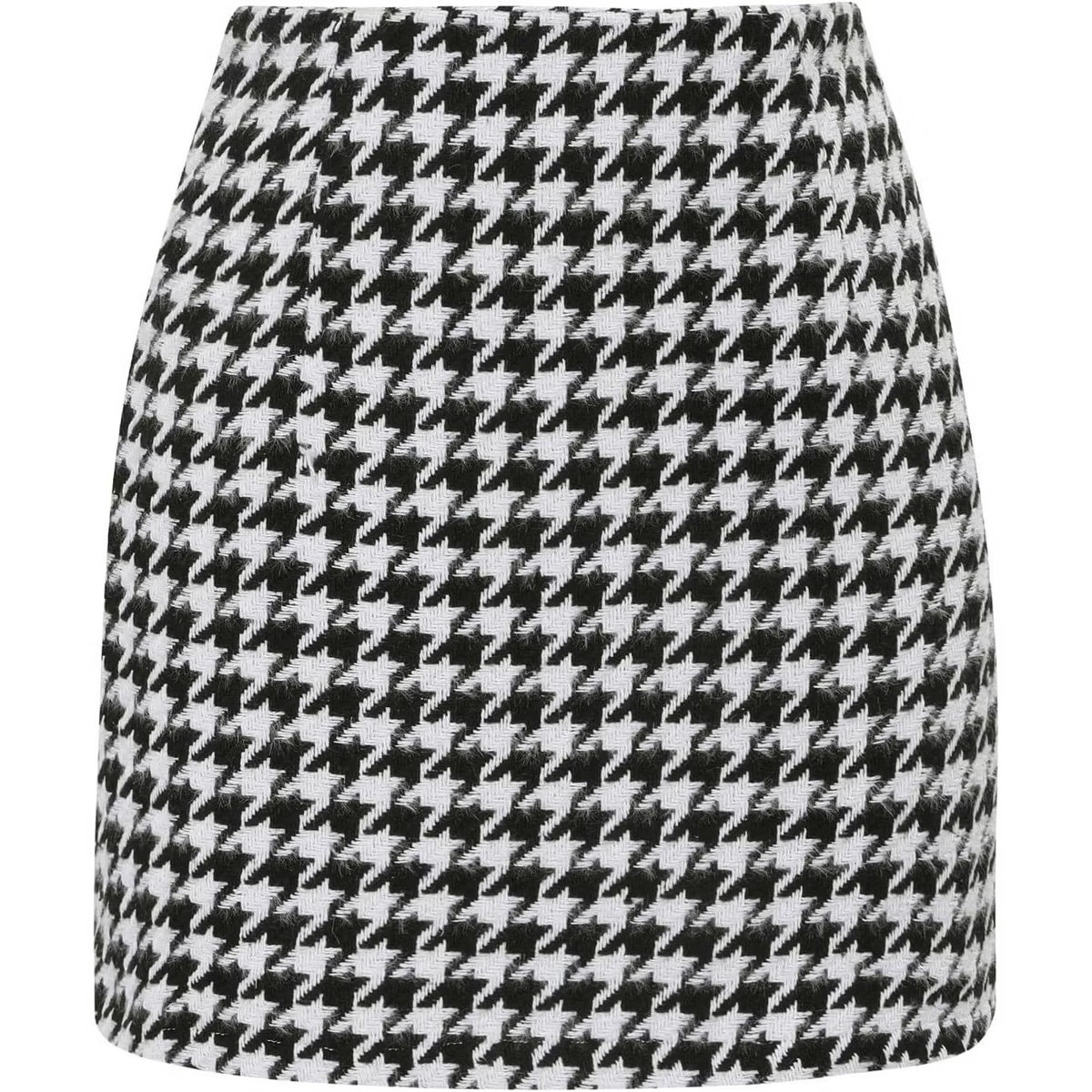 Women's Plaid High Waist Mini Skirt - Fall Bodycon Dress for Fashion Outfits 01 Houndstooth | Target