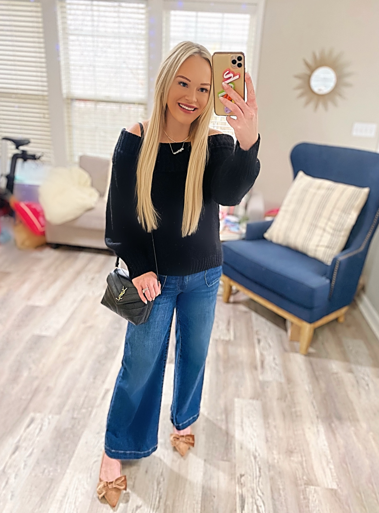 Off the shoulder sweater, winter outfits 

#LTKStyleTip #LTKShoeCrush #LTKFindsUnder50