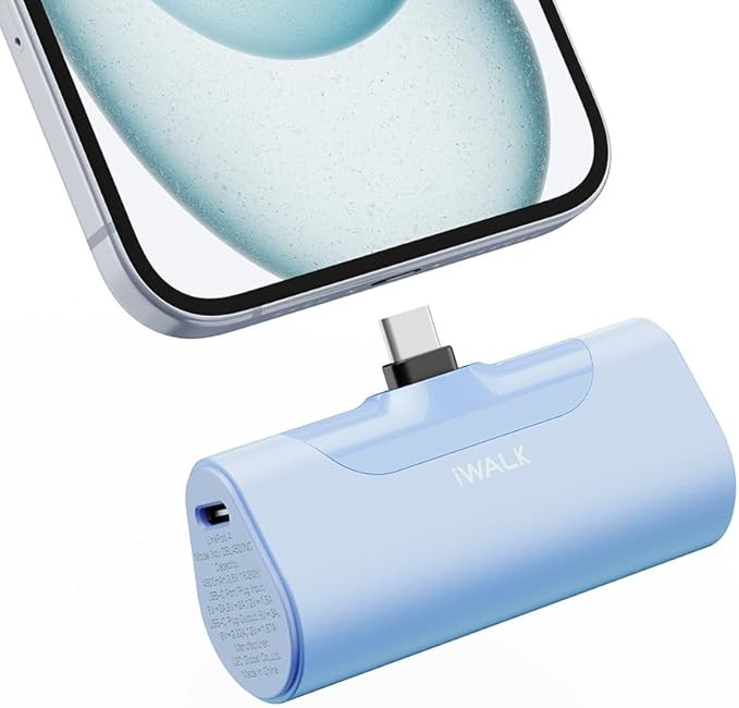 iWALK Portable Charger for iPhone 15 USB-C Small Power Bank 20W 4500mAh Fast Charging Battery Pac... | Amazon (US)