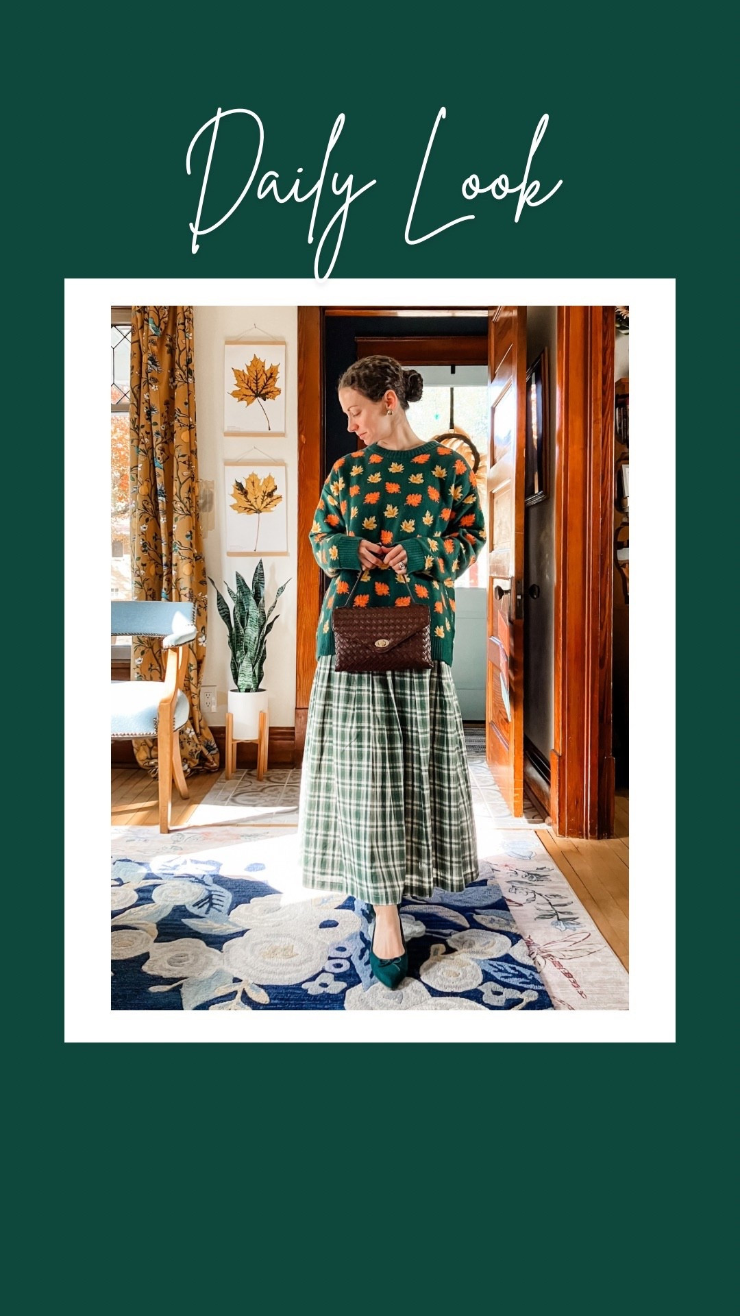 The cutest sweater for fall!
Petite outfit. Fall outfit. Modest outfit. Colorful outfit. 
*skirt is homemadee

#LTKPetite #LTKSeasonal #LTKOver40