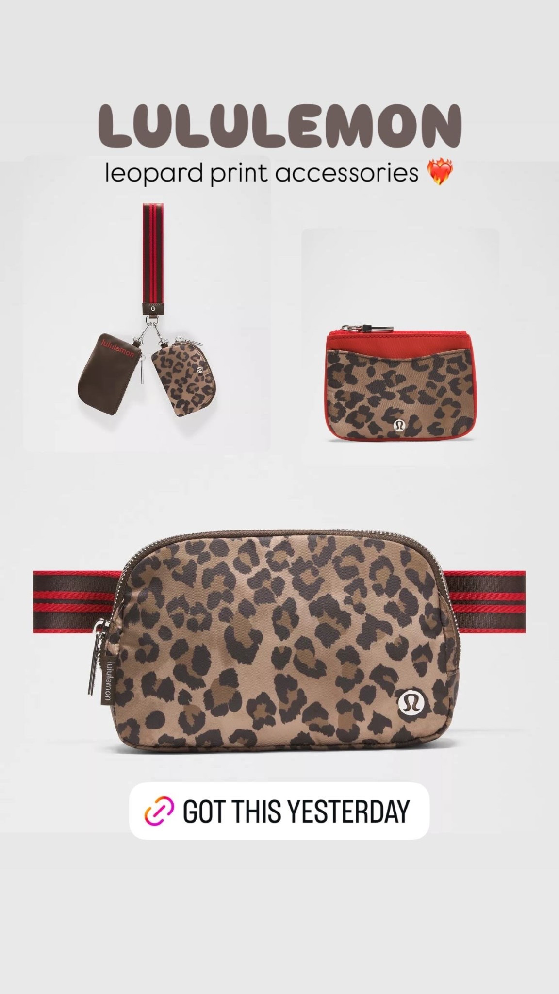 Lululemon leopard print accessories 

#LTKmomlife #LTKspringtrends #LTKootd
