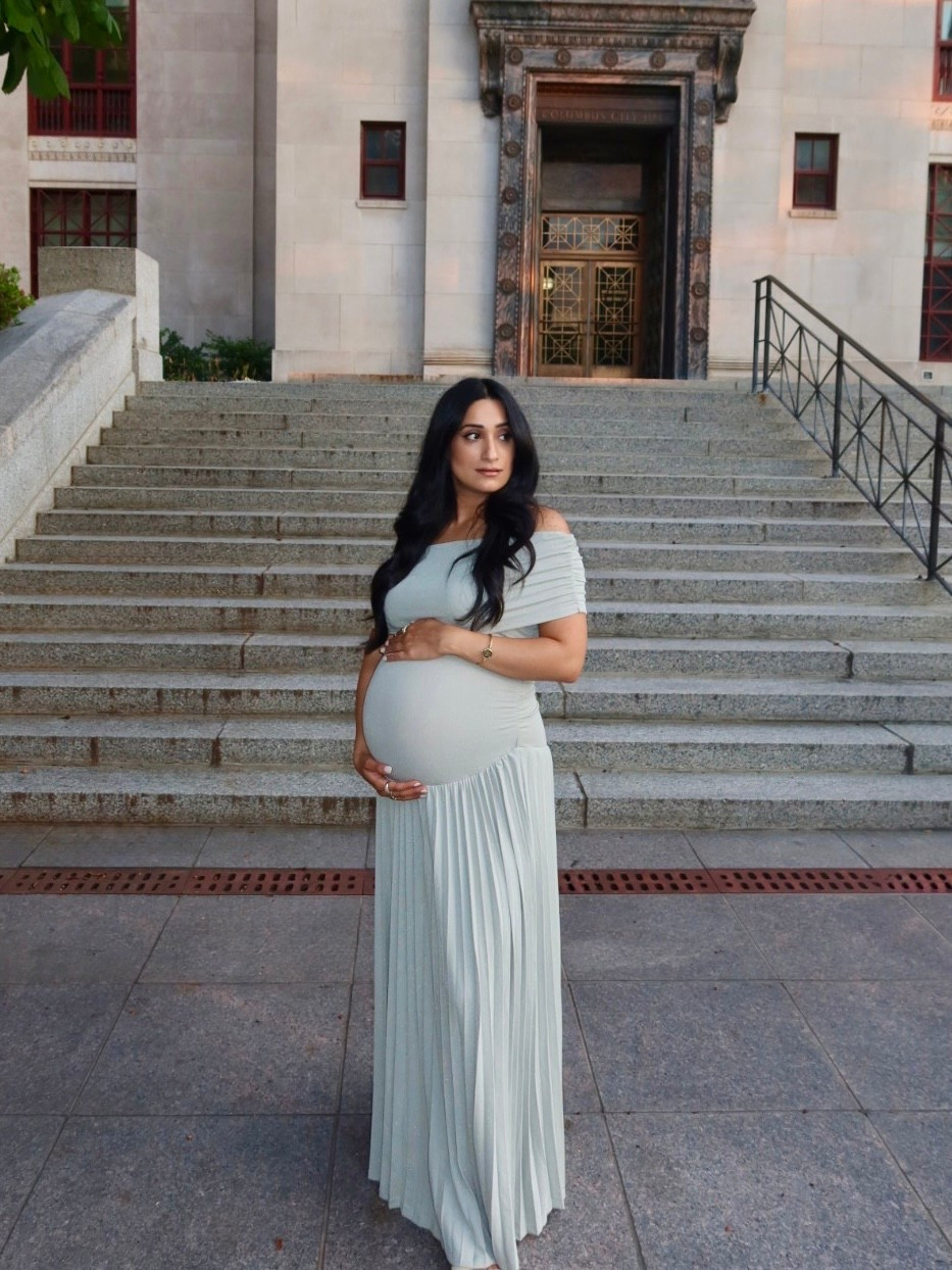 maternity shoot dress 🤍✨ sized up to M!! 

#LTKBump