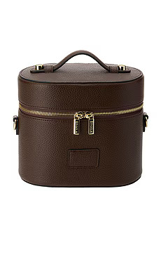 ETOILE COLLECTIVE Oval Toiletry Case in Espresso from Revolve.com | Revolve Clothing (Global)