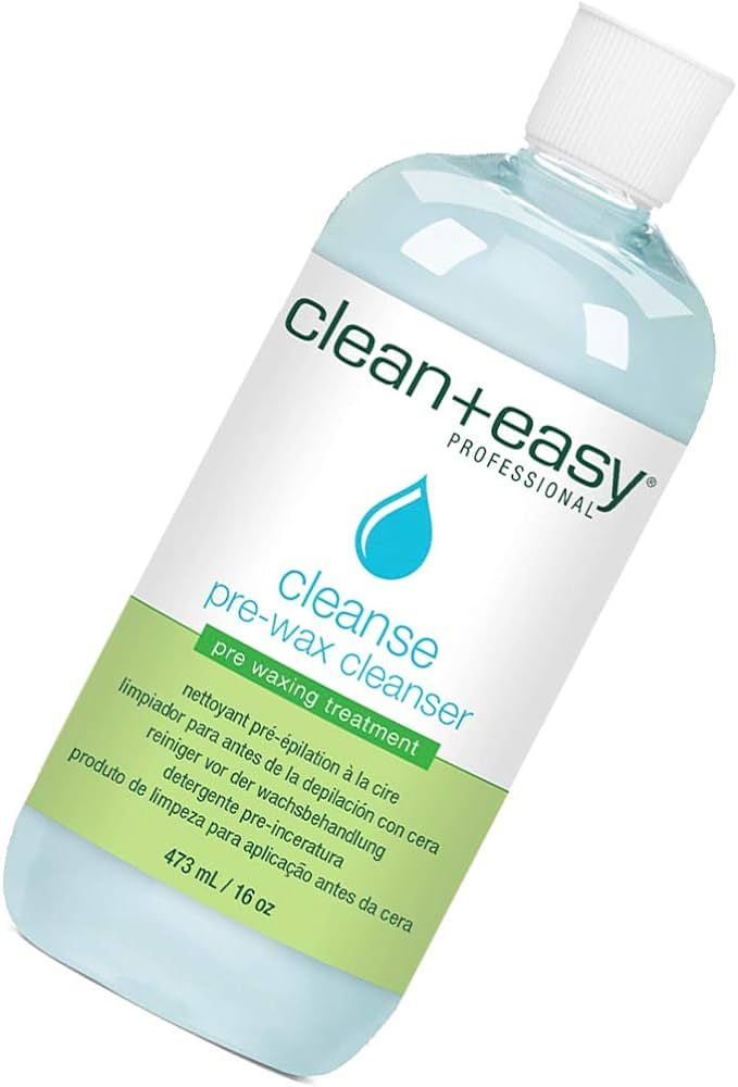 Clean + Easy Cleanse- Pre Wax Cleanser, Removes Any Traces Of Oils and Make-up Before Hair Remova... | Amazon (US)