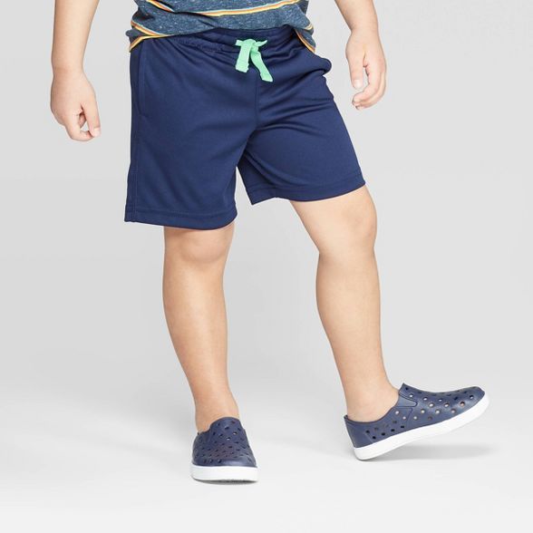 Toddler Boys' Interlock Athletic Shorts - Cat & Jack™ Navy | Target